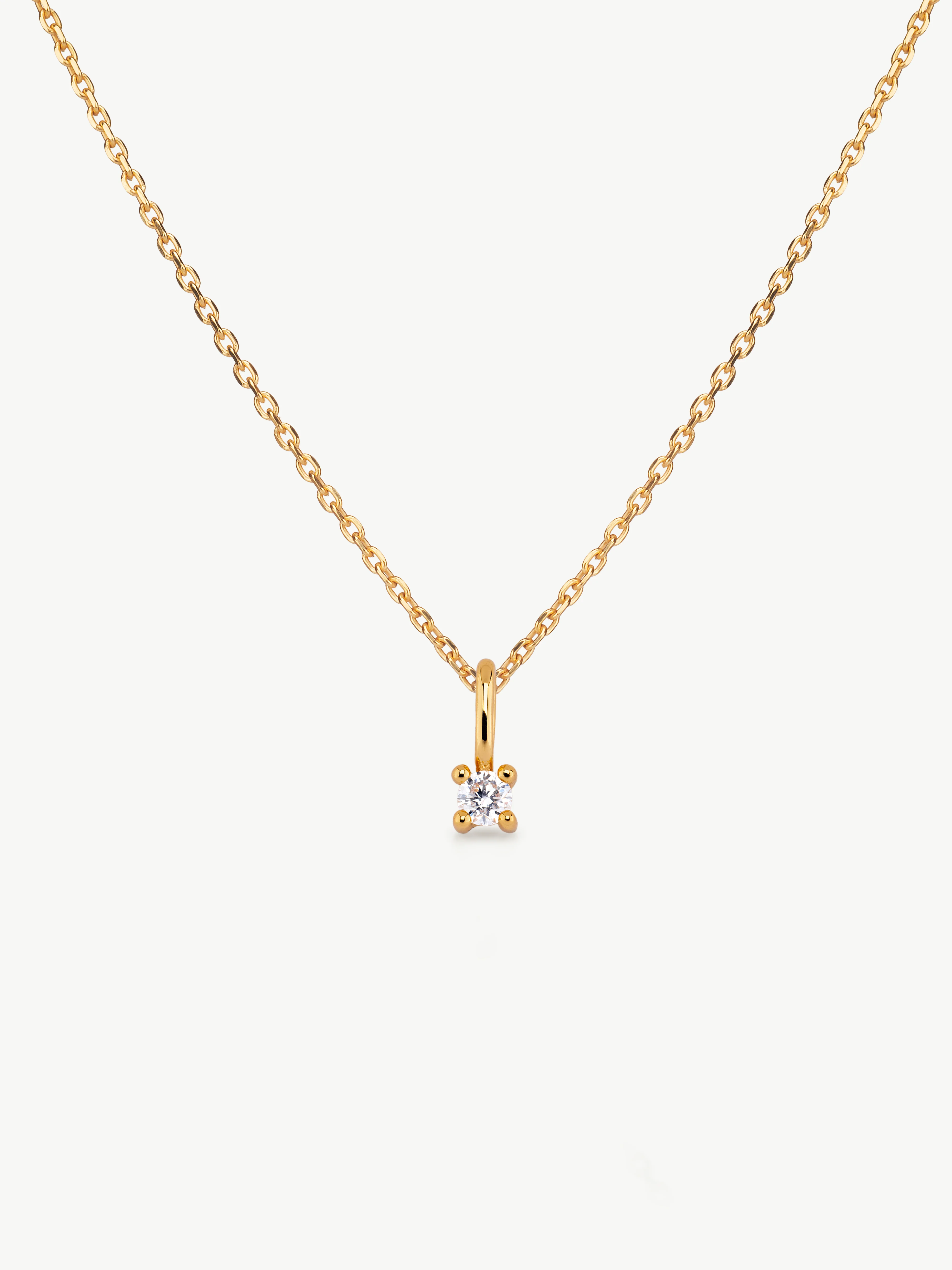Classic Diamond Set with Mini Studs - Gold Vermeil - Image 10