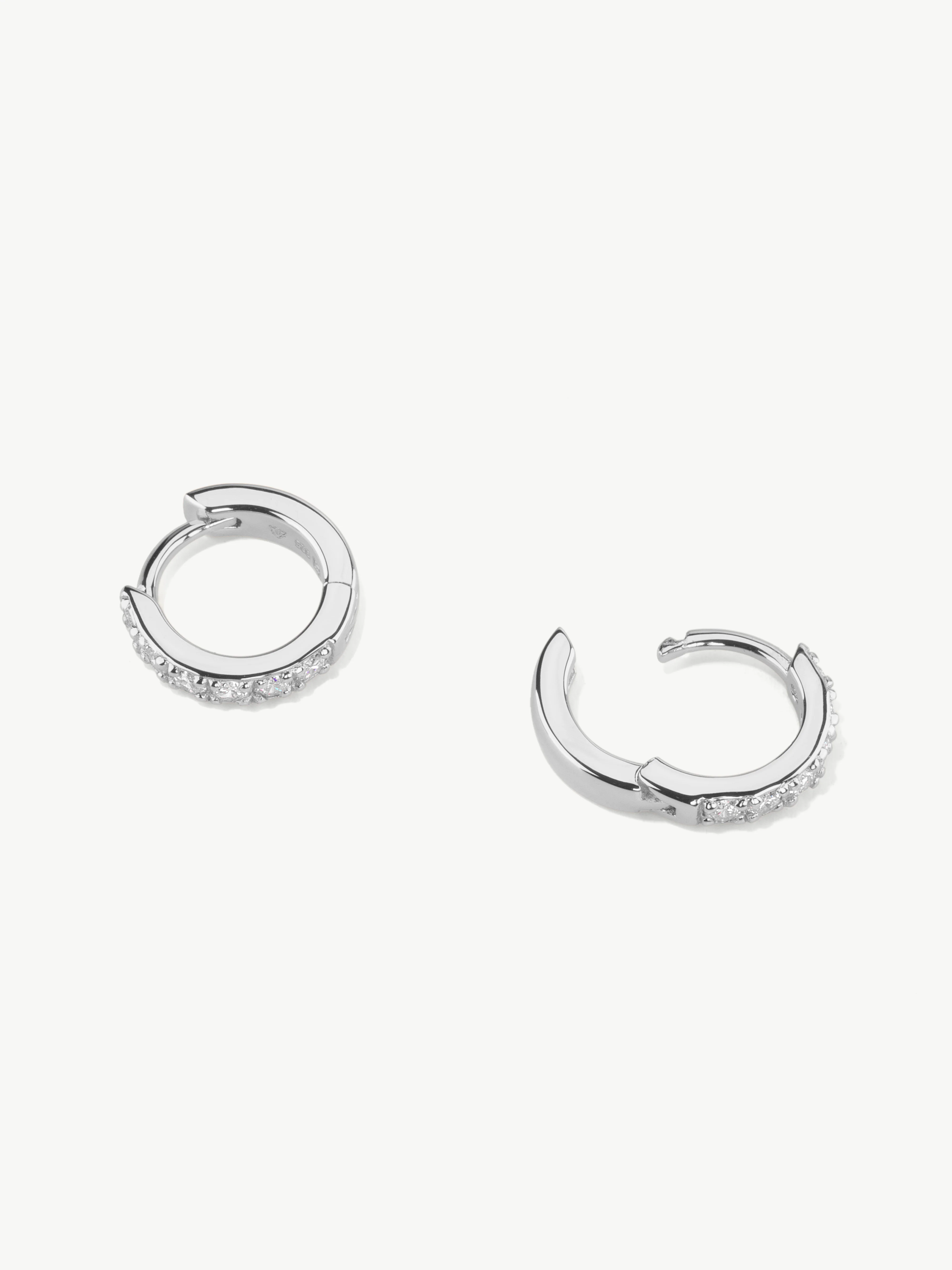 Diamond Huggie Hoops 0.3ct - Image 8