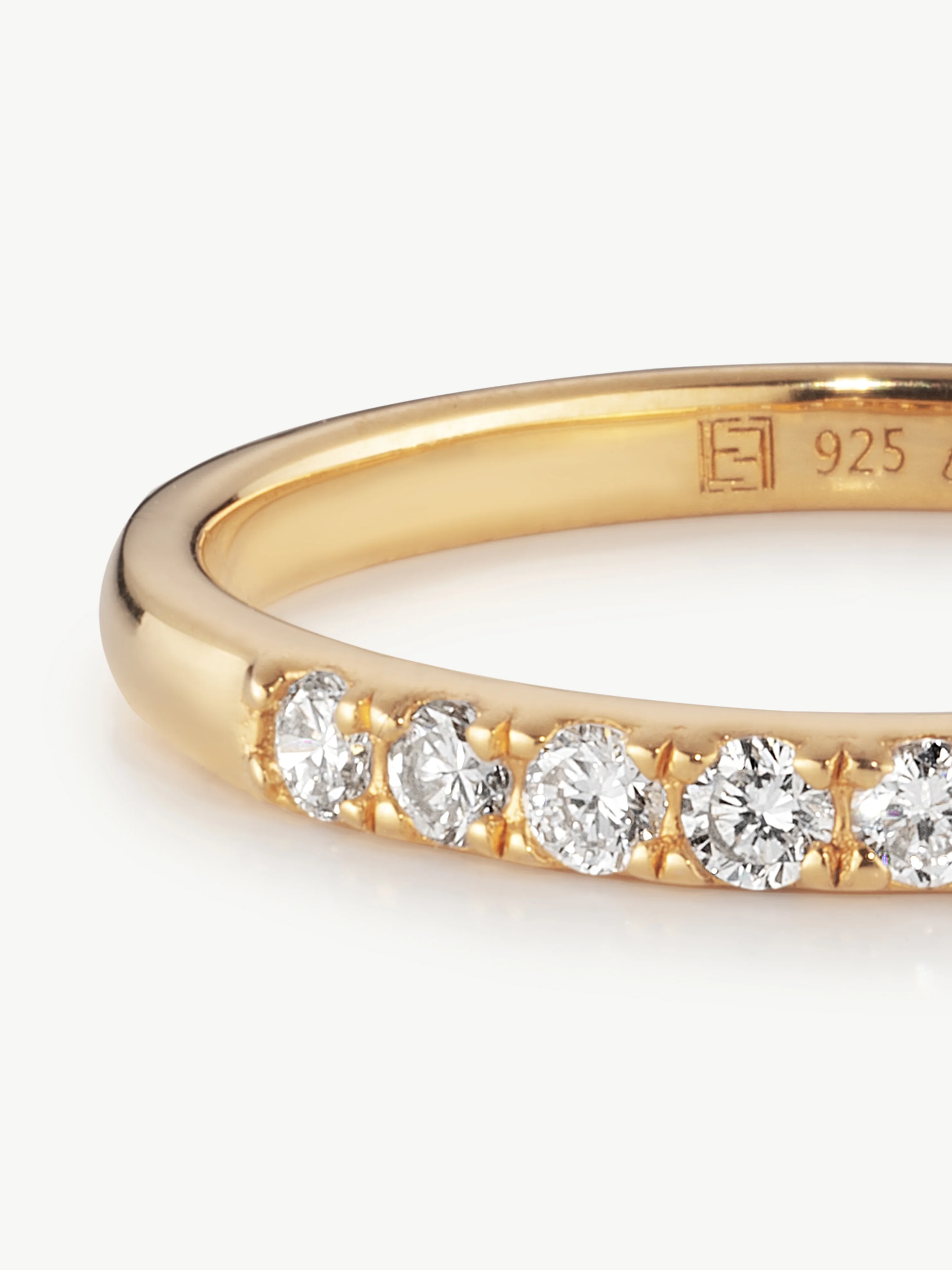 Diamond Eternity Set - Gold Vermeil - Image 4