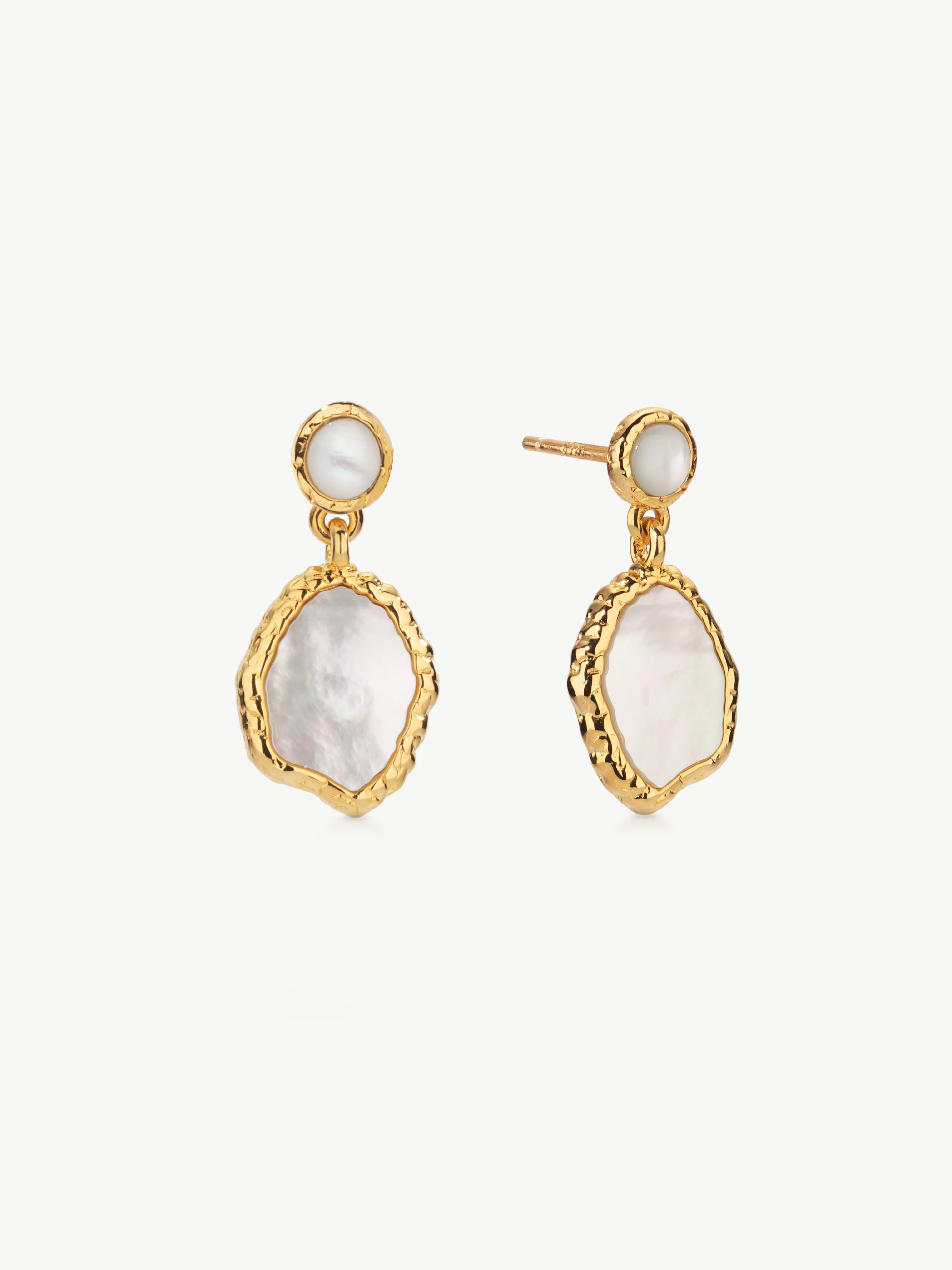 Pietra Mother Of Pearl Drop Earrings