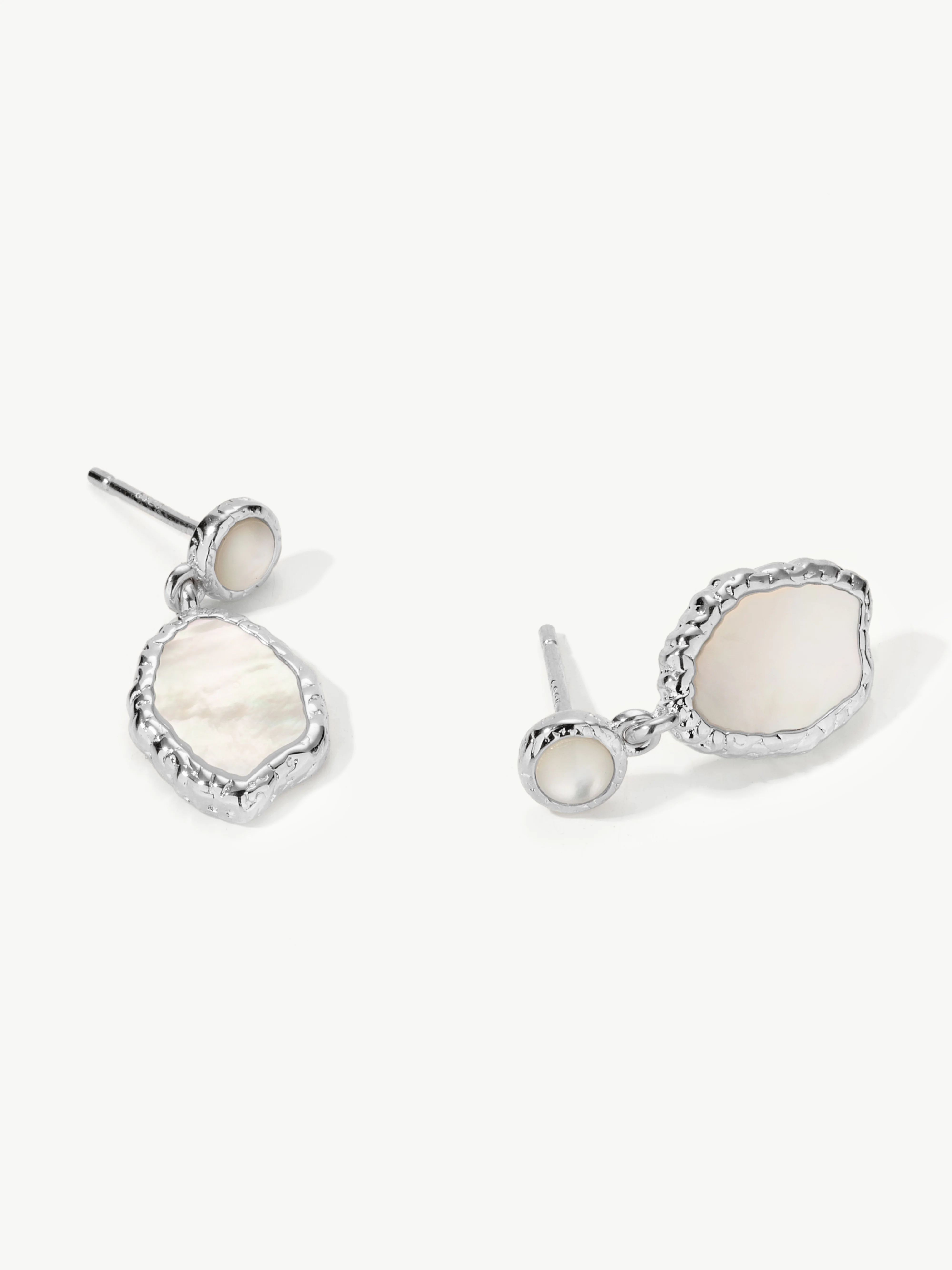 Pietra Mother Of Pearl Drop Earrings - Image 6